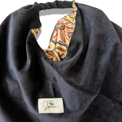 Sac Origami Black Velvet