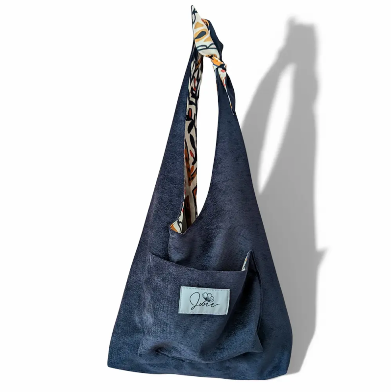 Sac Hobo Black Velvet