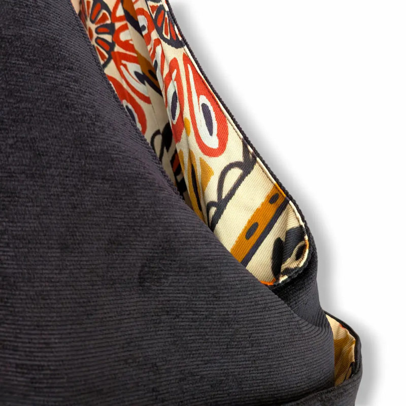 Sac Hobo Black Velvet