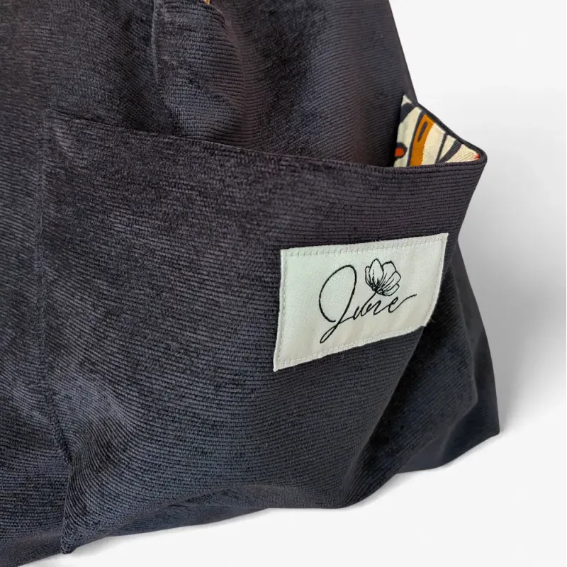 Sac Hobo Black Velvet