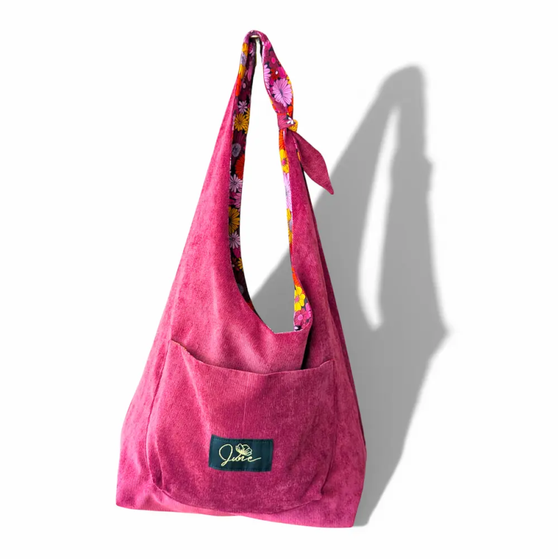 Sac Hobo Purple Velvet