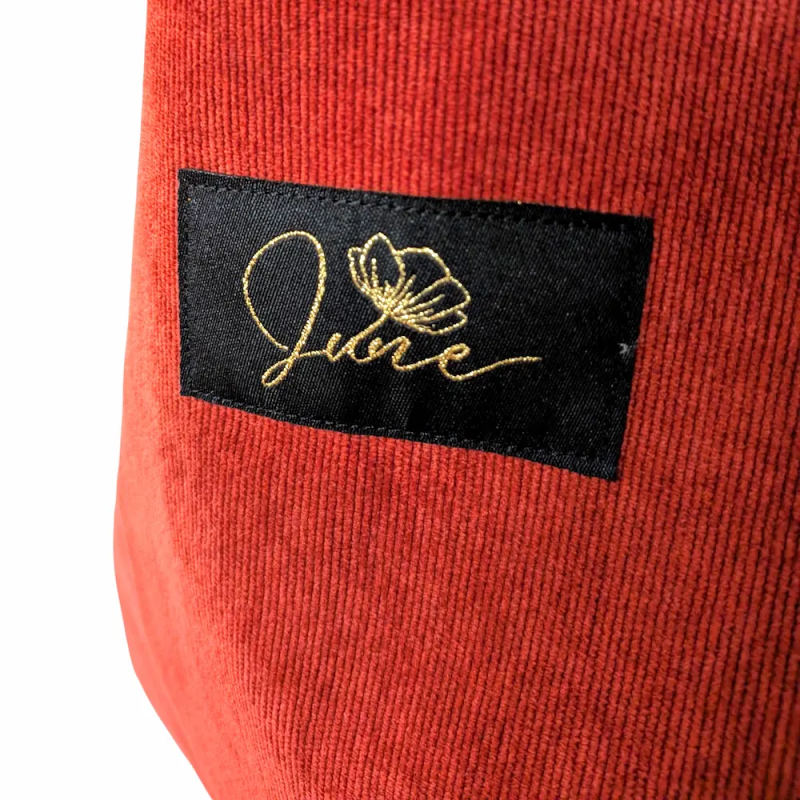 Sac Cabas XL Terracotta Velvet