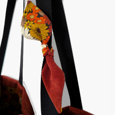 Sac Cabas XL Terracotta Velvet