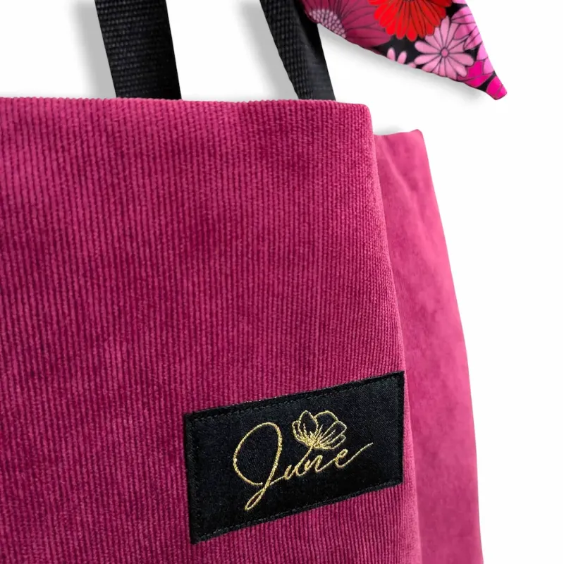 Sac Cabas XL Purple Velvet