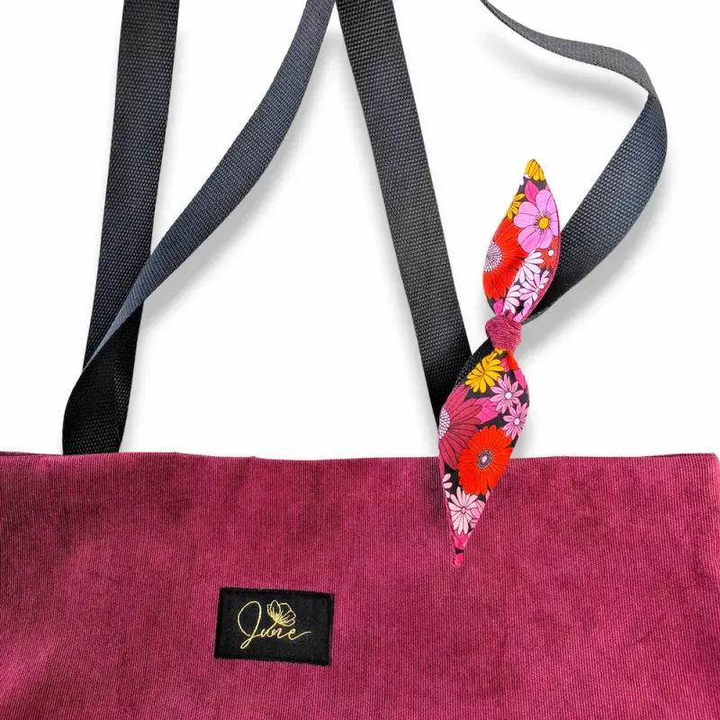 Sac Cabas XL Purple Velvet