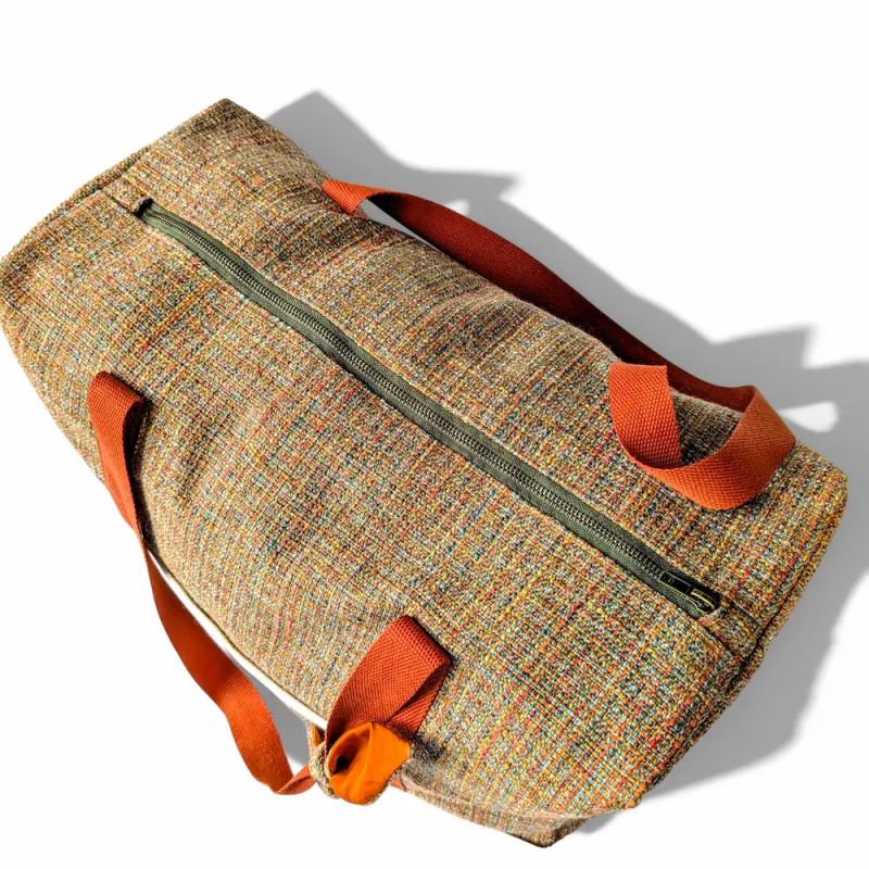 Sac Week-end Tweed orangé