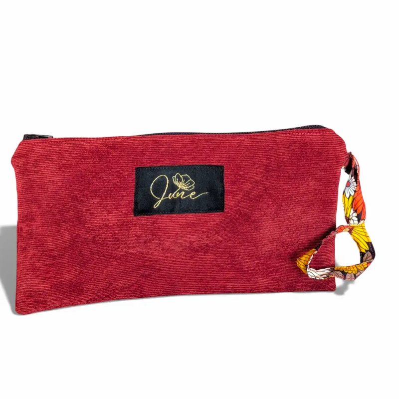 Pochette plate Terracotta Velvet