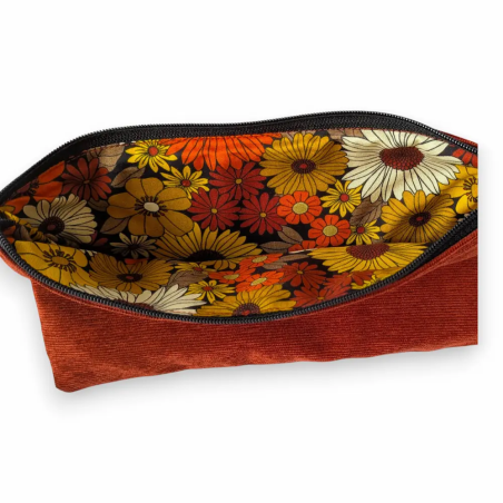 Pochette plate Terracotta Velvet