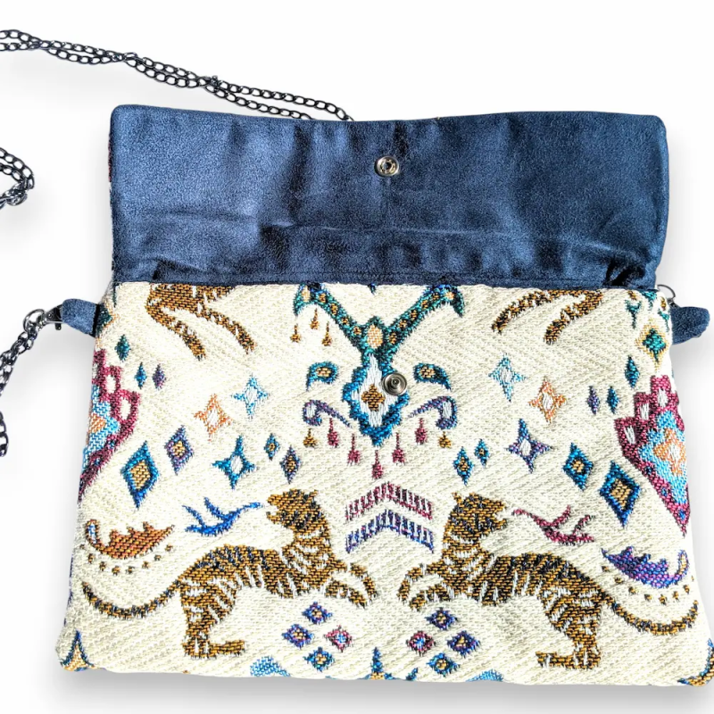 Pochette de soirée Jacquart Tigre