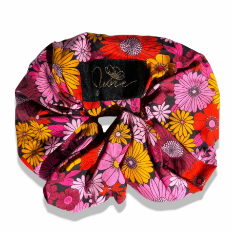 Crunchy chouchou Purple Velvet Flower