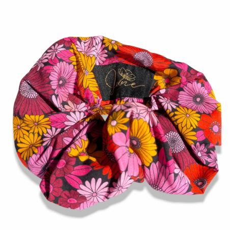 Crunchy chouchou Purple Velvet Flower