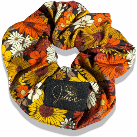 Crunchy chouchou Terracotta Velvet Flower
