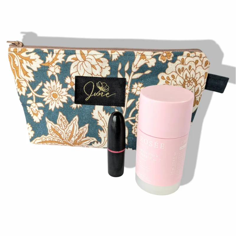 Trousse zippée L Vintage Flowers