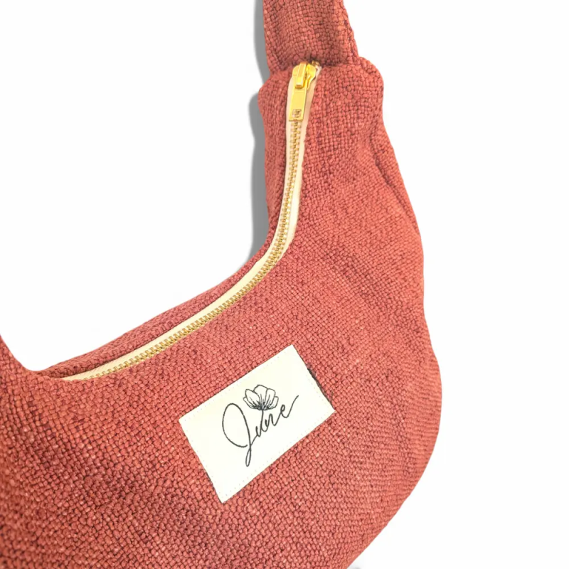 Sac Demi-Lune Pink Blush