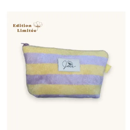 Trousse zippée L Lilas Lemon