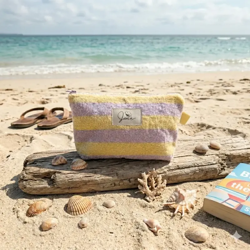 Trousse zippée L Lilas Lemon
