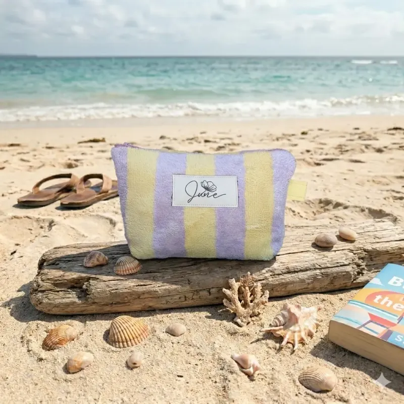 Trousse zippée M Lilas Lemon