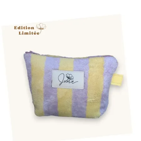Trousse zippée M Lilas Lemon
