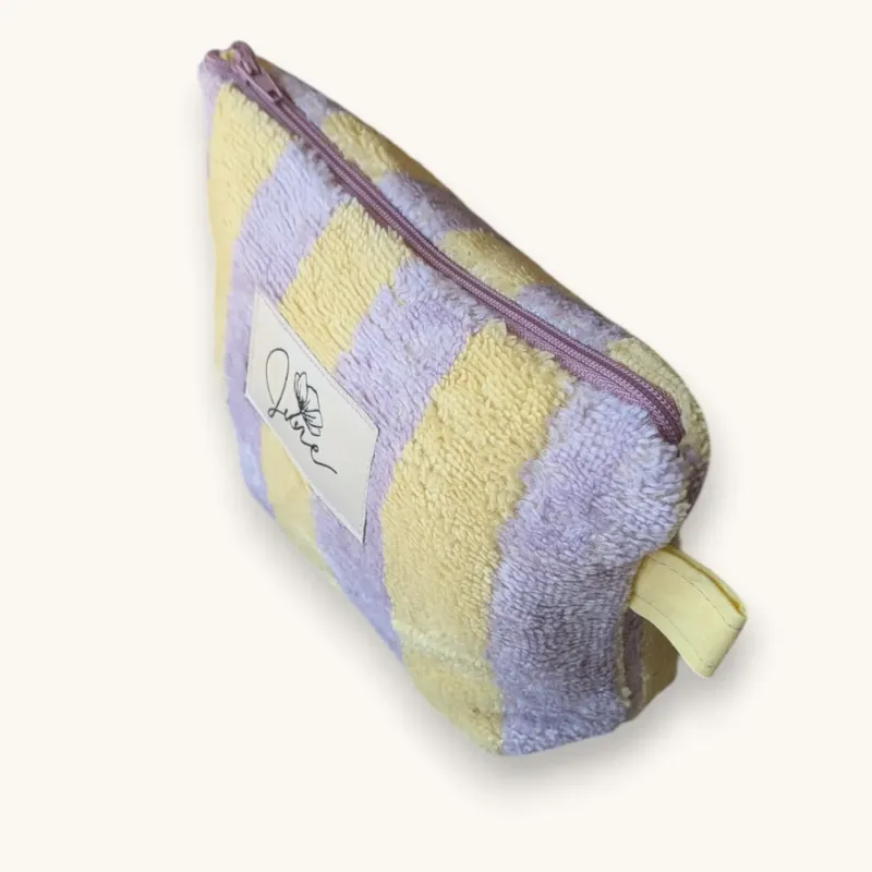 Trousse zippée M Lilas Lemon