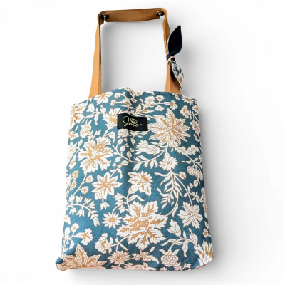 Sac Cabas L Vintage Flowers