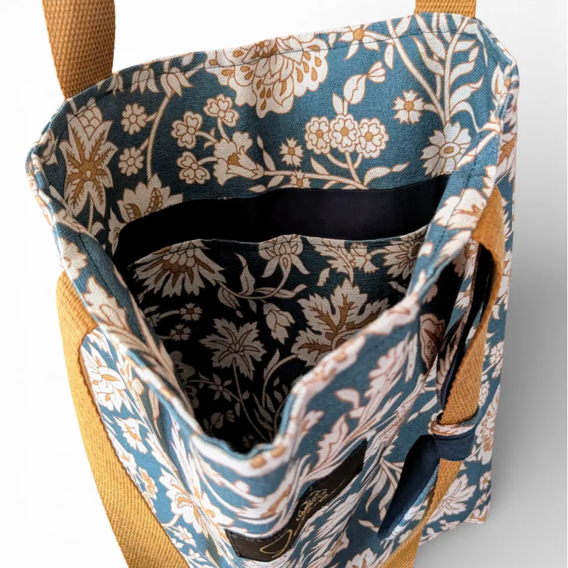 Sac Cabas L Vintage Flowers